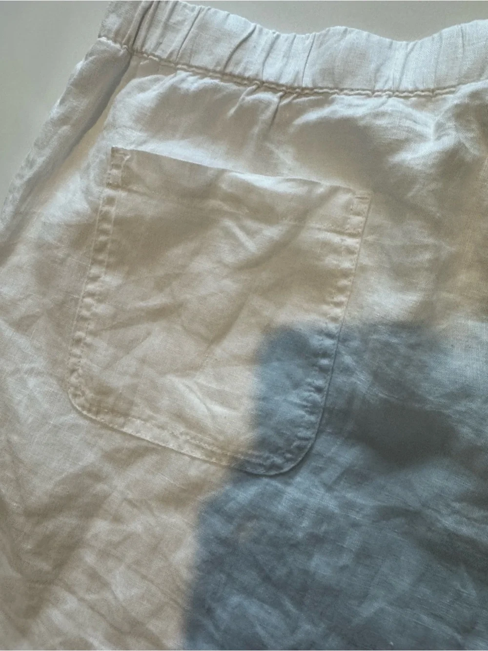 Quince White Wide-Leg Linen Pants